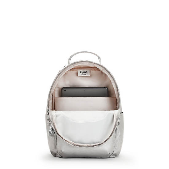 Bolsas Para Portatil Kipling Seoul Small Metallic Tablet Plateados | MX 1701DF